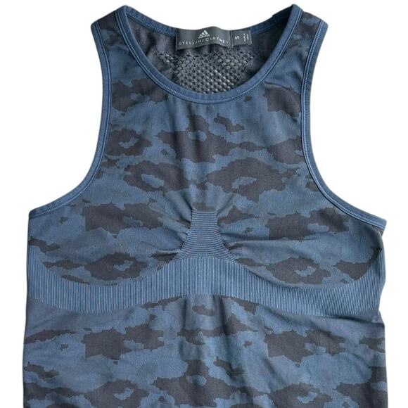 Stella McCartney Adidas Tank Top Camo Stretch Sleeveless Activewear Size Small - Picture 5 of 12